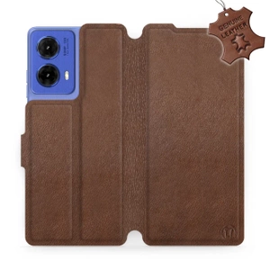 Hülle für Motorola Moto G85 5G - Farbe Brown Leather