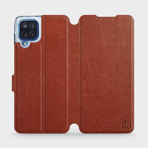 Hülle für Samsung Galaxy M12 - Farbe Brown&Orange