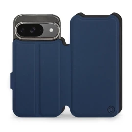 Hülle für Google Pixel 9 - Farbe Marine mit Schwarz