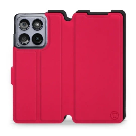 Hülle für Motorola Edge 60 Fusion - Farbe Rot mit Schwarz