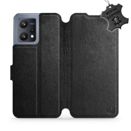 Hülle für Realme 9 - Farbe Black Leather