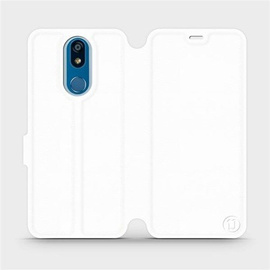 Hülle für LG K40 - Farbe White&Orange