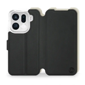 Hülle für OPPO Find X9 pro - Farbe Schwarz mit Platin