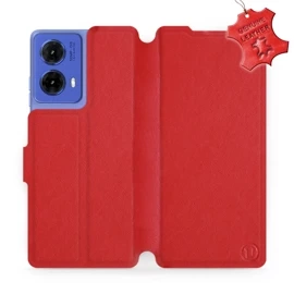 Hülle für Motorola Moto G85 5G - Farbe Red Leather