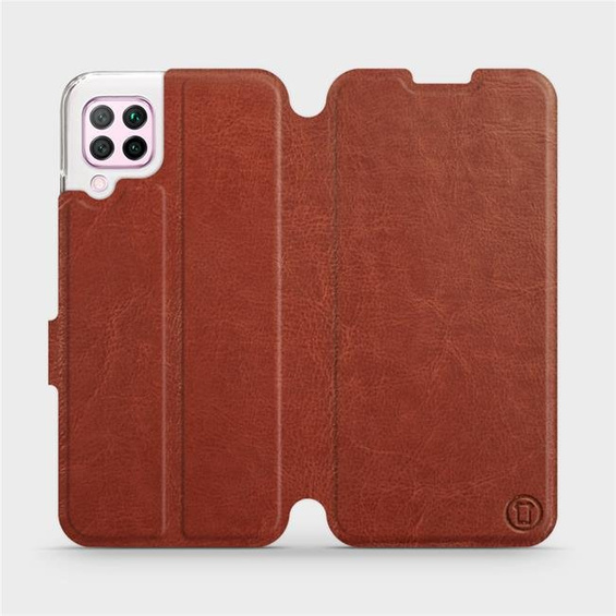 Hülle für Huawei P40 Lite - Farbe Brown&Orange