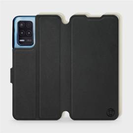 Hülle für Realme 8 5G - Farbe Schwarz mit Platin