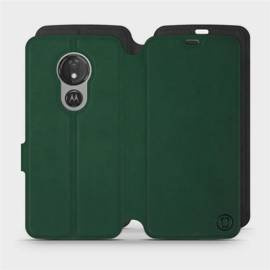 Hülle für Motorola Moto G7 Power - Farbe Grün mit Schwarz