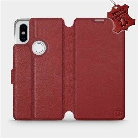 Hülle für Xiaomi Mi Mix 2S - Farbe Dark Red Leather