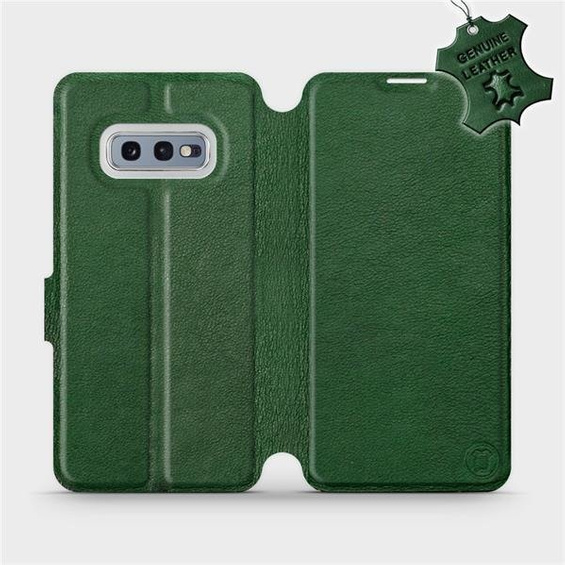 Hülle für Samsung Galaxy S10e - Farbe Green Leather