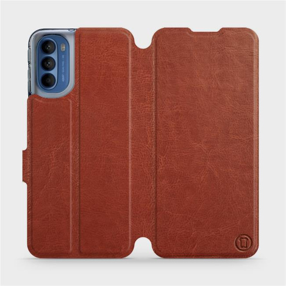 Hülle für Motorola Moto G41 - Farbe Brown&Gray