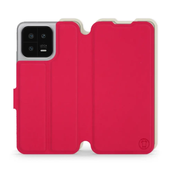 Hülle für Xiaomi 13 - Farbe Rot mit Platin