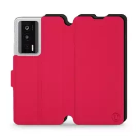 Hülle für Xiaomi POCO F5 Pro - Farbe Rot mit Schwarz