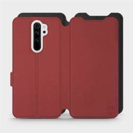 Hülle für Xiaomi Redmi Note 8 Pro - Farbe Dunkelrot mit Schwarz