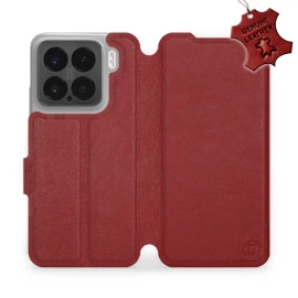 Hülle für Xiaomi 15 - Farbe Dark Red Leather