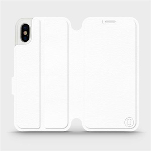 Hülle für Apple iPhone X - Farbe White&Orange