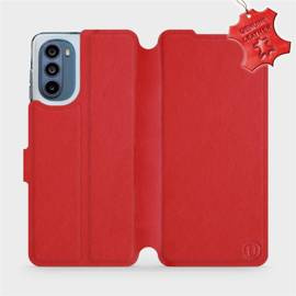 Hülle für Motorola Moto G62 5G - Farbe Red Leather