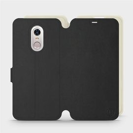 Hülle für Xiaomi Redmi 5 Plus - Farbe Schwarz mit Platin