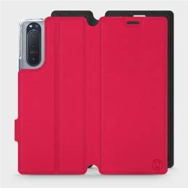 Hülle für Sony Xperia 5 II - Farbe Rot mit Schwarz