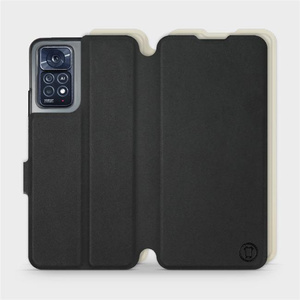 Hülle für Xiaomi Redmi Note 11 Pro 5G - Farbe Schwarz mit Platin