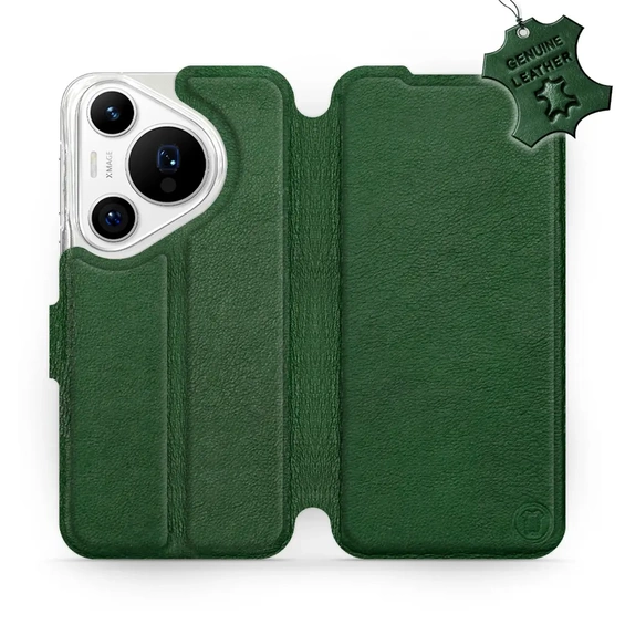 Hülle für Huawei Pura 70 Pro - Farbe Green Leather
