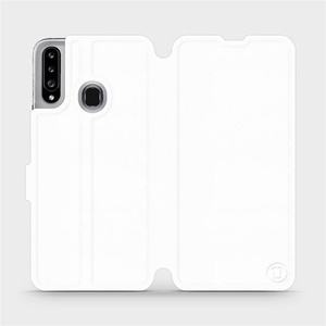 Hülle für Samsung Galaxy A20S - Farbe White&Orange