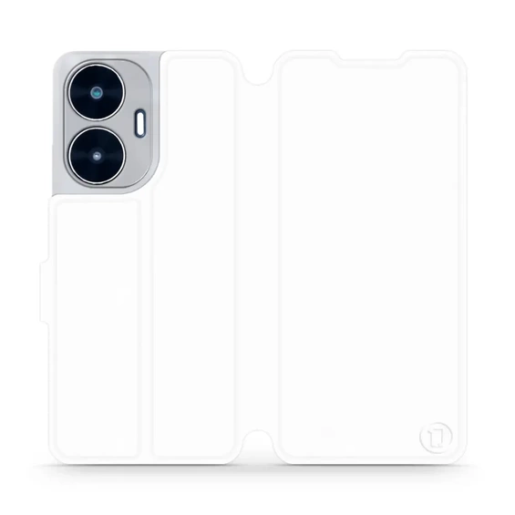 Hülle für Realme C55 - Farbe White&Orange