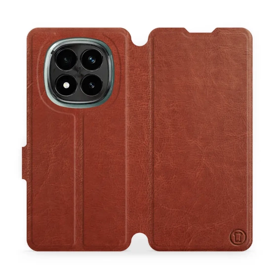 Hülle für Xiaomi Redmi Note 14 Pro Plus 5G - Farbe Brown&Orange