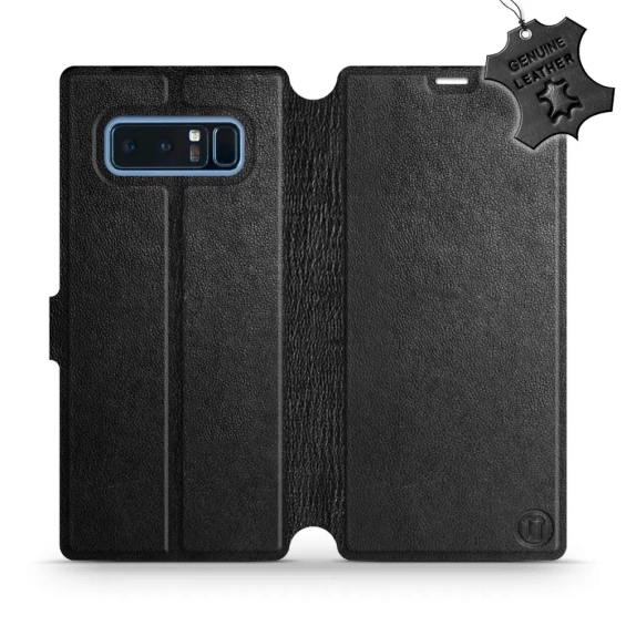 Hülle für Samsung Galaxy Note 8 - Farbe Black Leather