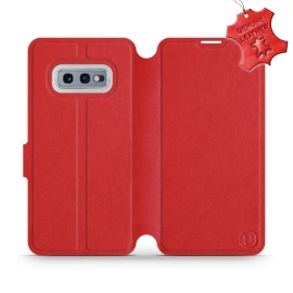 Hülle für Samsung Galaxy S10e - Farbe Red Leather