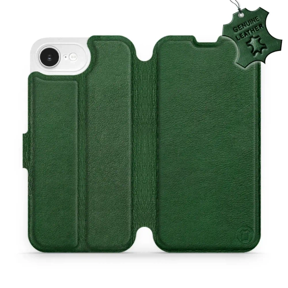Hülle für Apple iPhone 16e - Farbe Green Leather