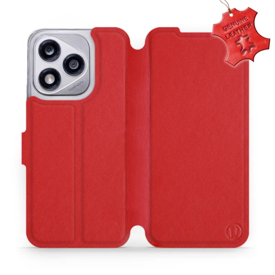 Hülle für Huawei Honor 400 Lite - Farbe Red Leather