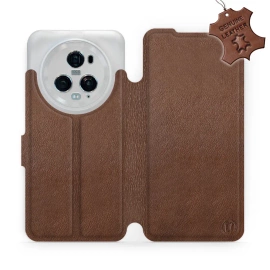 Hülle für Huawei Honor Magic5 Pro 5G - Farbe Brown Leather