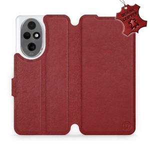 Hülle für Huawei Honor 200 - Farbe Dark Red Leather