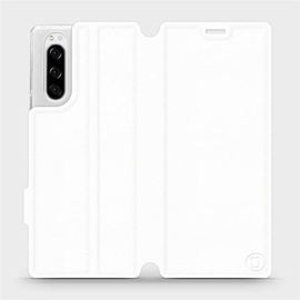 Hülle für Sony Xperia 5 - Farbe White&Orange