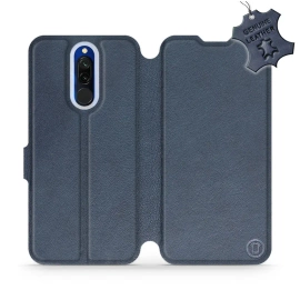 Hülle für Xiaomi Redmi 8 - Farbe Blue Leather