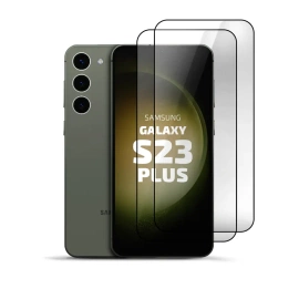 2er Set Panzerglas Clear für Samsung Galaxy S23 Plus