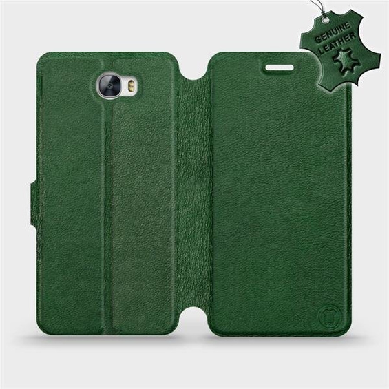 Hülle für Huawei Y6 II Compact - Farbe Green Leather