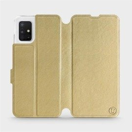 Hülle für Samsung Galaxy A51 - Farbe Gold&Gray