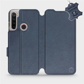 Hülle für Xiaomi Redmi Note 8 2021 - Farbe Blue Leather