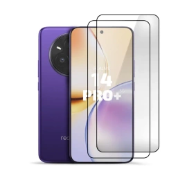 2er Set Mattes Panzerglas für Realme 14 Pro Plus 5G