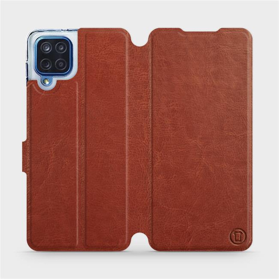 Hülle für Samsung Galaxy M12 - Farbe Brown&Orange