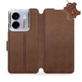 Hülle für Xiaomi POCO M7 Pro 5G - Farbe Brown Leather