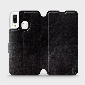 Hülle für Samsung Galaxy A40 - Farbe Black&Orange