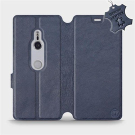 Hülle für Sony Xperia XZ3 - Farbe Blue Leather