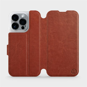 Hülle für Apple iPhone 14 Pro - Farbe Brown&Orange