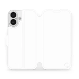 Hülle für Apple iPhone 16 - Farbe White&Orange
