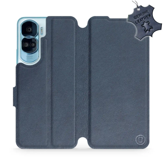 Hülle für Huawei Honor 90 Lite - Farbe Blue Leather