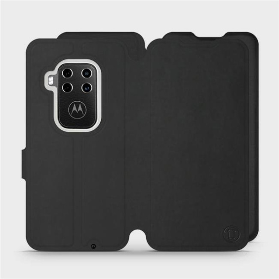Hülle für Motorola One Zoom - Farbe Schwarz mit Schwarz