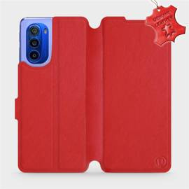 Hülle für Motorola Moto G51 5G - Farbe Red Leather