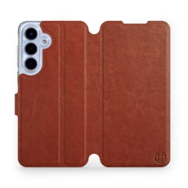 Hülle für Samsung Galaxy S25 FE 5G - Farbe Brown&Orange